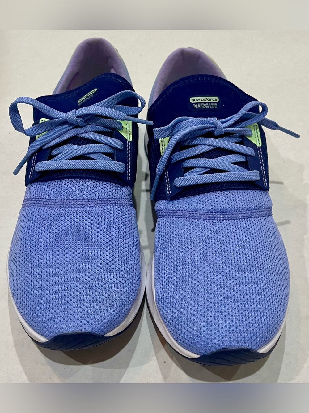 New Balance Women's Lavender and Navy Mesh Running Sneakers